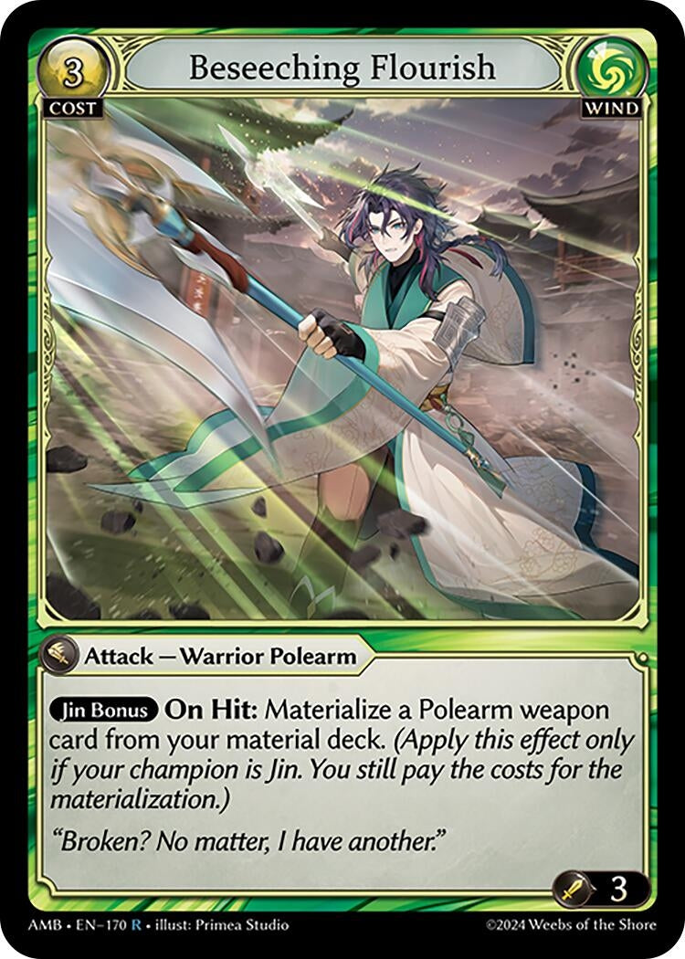 Image for Beseeching Flourish (170) (Mortal Ambition) - Grand Archive TCG