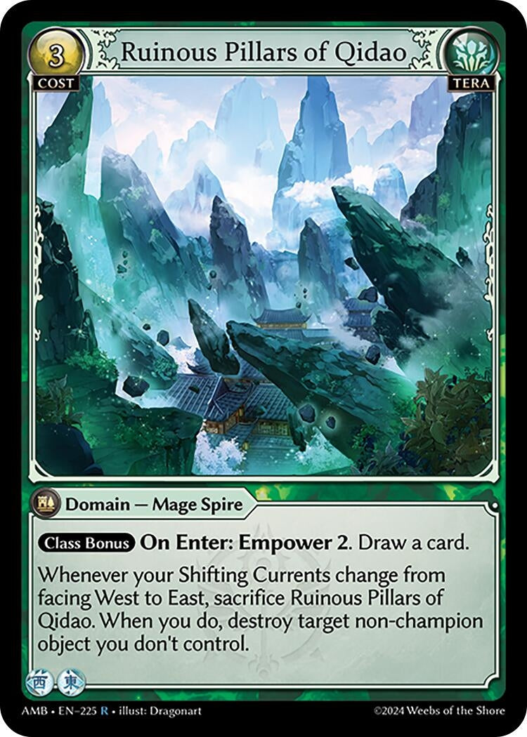 Image for Ruinous Pillars of Qidao (225) (Mortal Ambition) - Grand Archive TCG