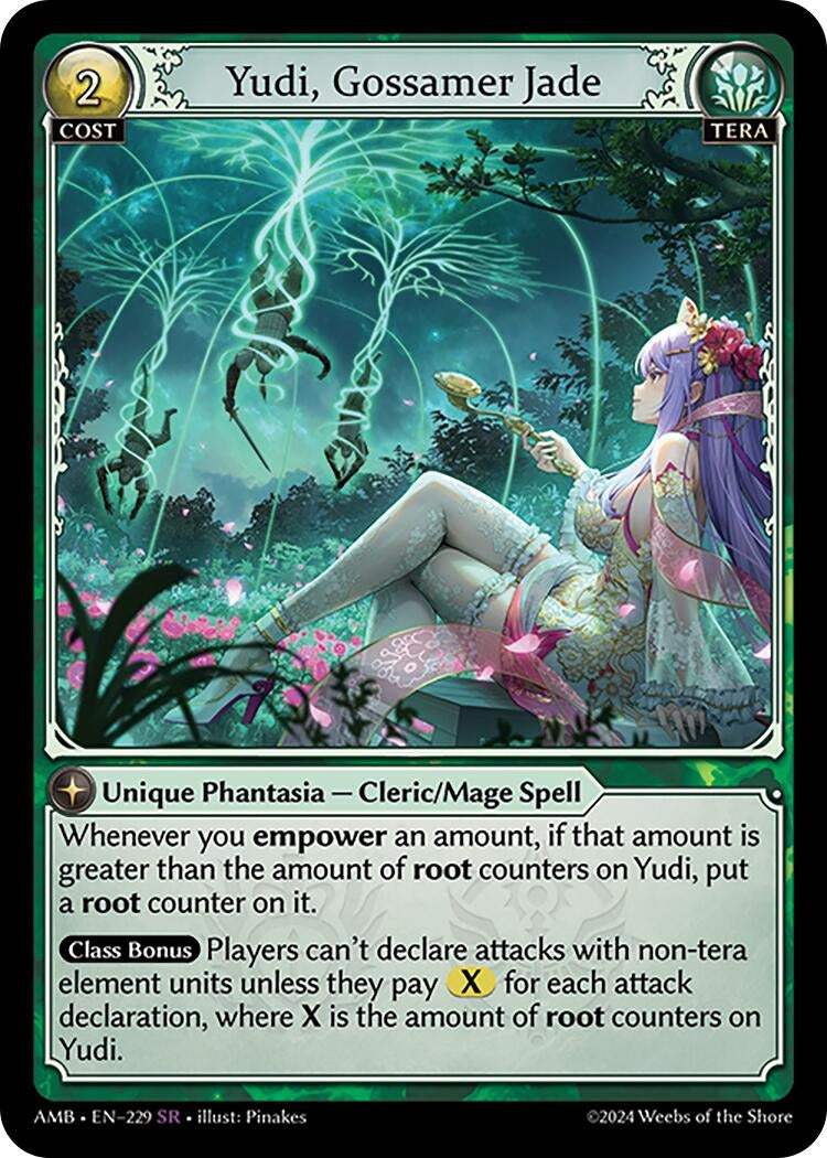 Image for Yudi, Gossamer Jade (229) (Mortal Ambition) - Grand Archive TCG