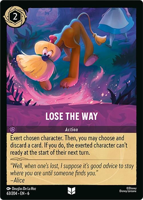 Image for Lose the Way (63/204) (Azurite Sea) - Disney Lorcana