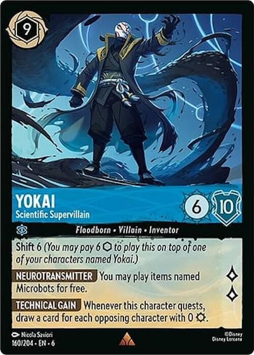 Image for Yokai - Scientific Supervillain (160/204) (Azurite Sea) - Disney Lorcana