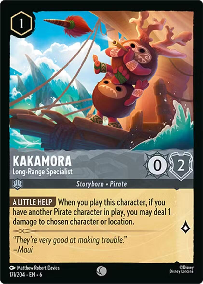 Image for Kakamora - Long-Range Specialist (171/204) (Azurite Sea) - Disney Lorcana