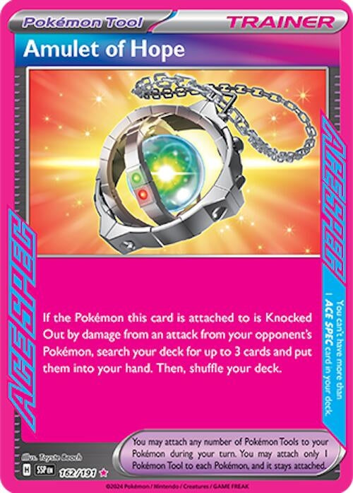Image for Amulet of Hope (162/191) (SV08: Surging Sparks) - Pokemon