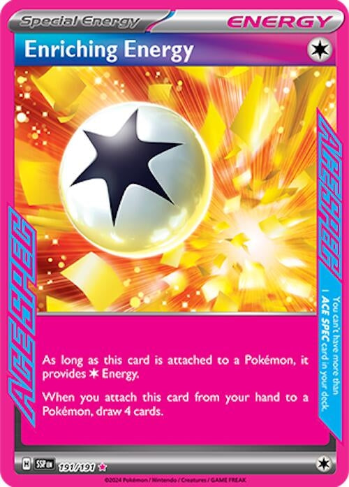 Image for Enriching Energy (191/191) (SV08: Surging Sparks) - Pokemon
