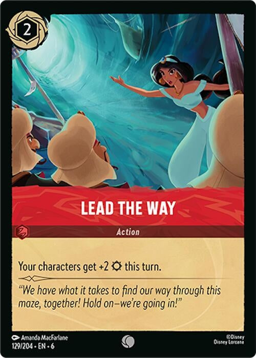Image for Lead the Way (129/204) (Azurite Sea) - Disney Lorcana