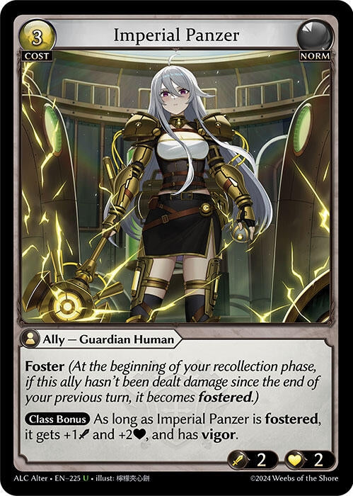 Image for Imperial Panzer (225) (Alchemical Revolution Alter Edition) - Grand Archive TCG
