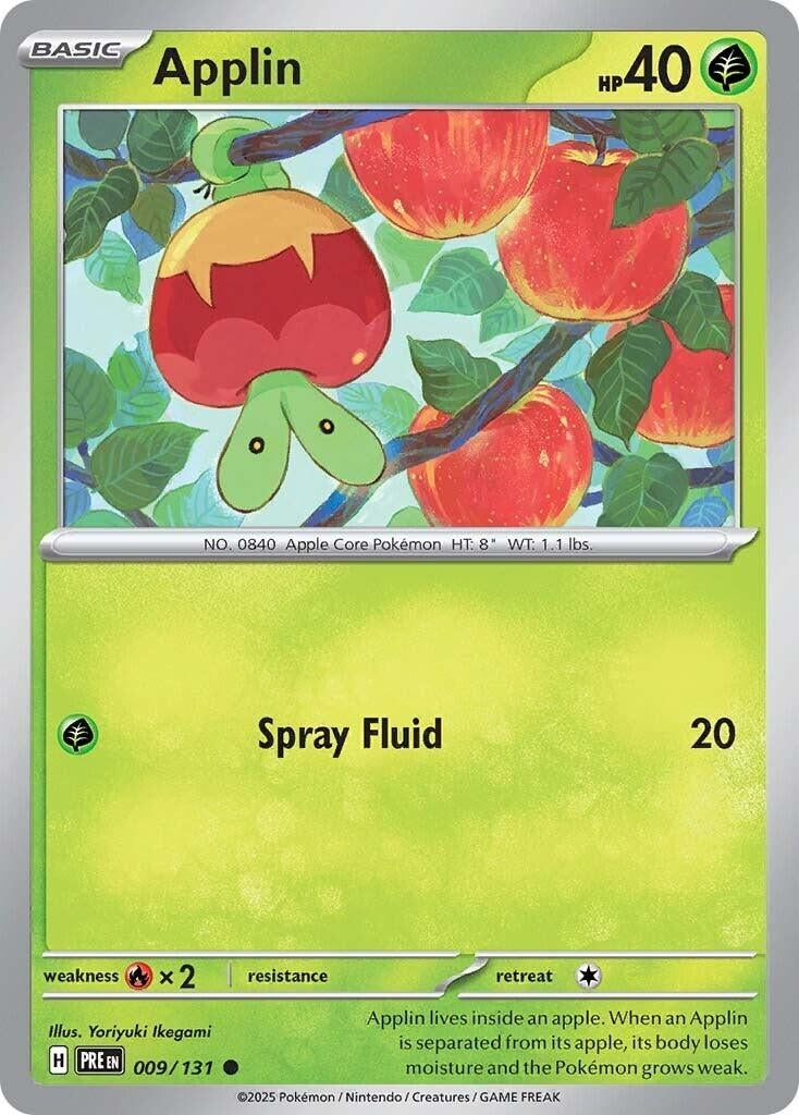 Image for Applin (009/131) (SV: Prismatic Evolutions) - Pokemon