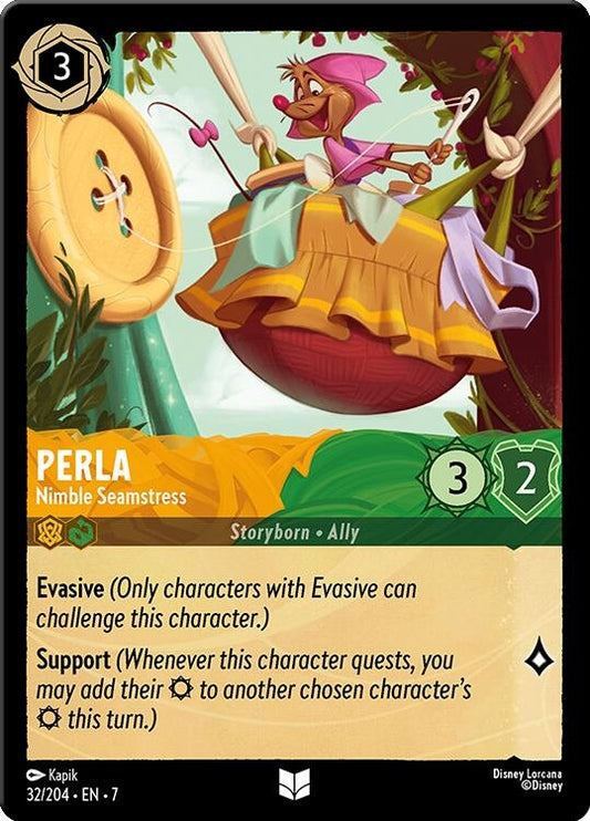 Image for Perla - Nimble Seamstress (32/204) (Archazia's Island) (7) - Disney Lorcana