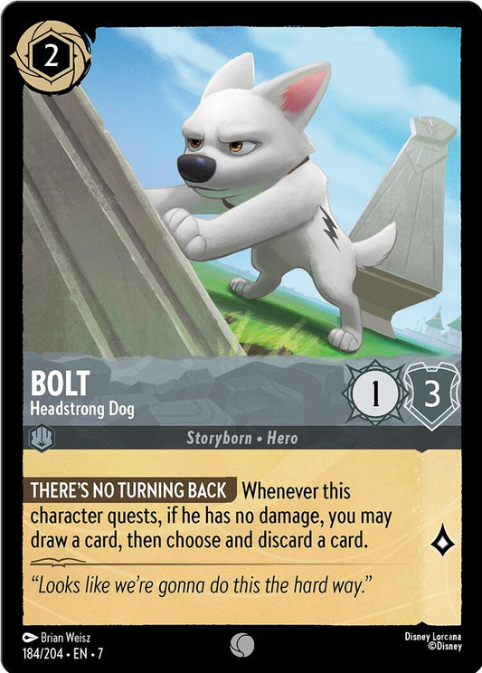 Image for Bolt - Headstrong Dog (184/204) (Archazia's Island) (7) - Disney Lorcana