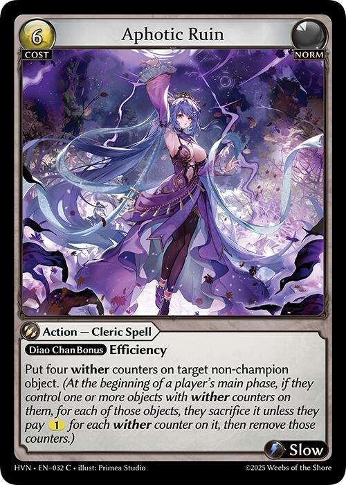Image for Aphotic Ruin (032) (Abyssal Heaven) - Grand Archive TCG