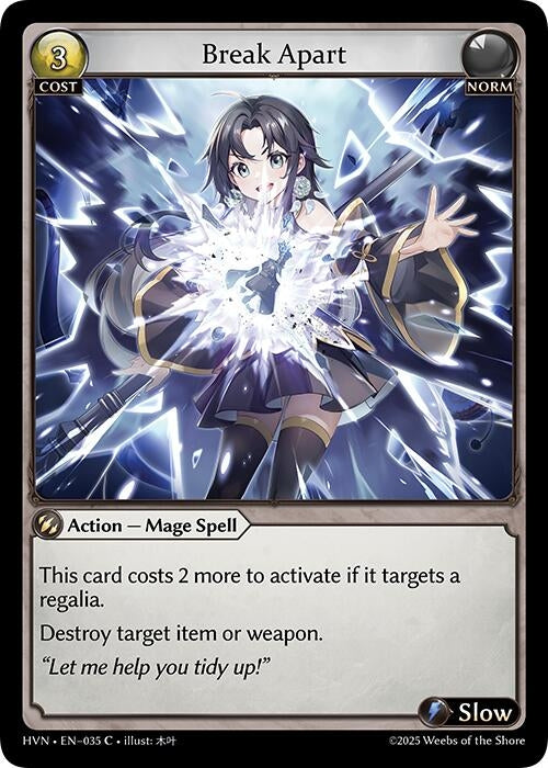 Image for Break Apart (035) (Abyssal Heaven) - Grand Archive TCG