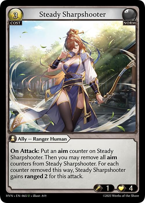 Image for Steady Sharpshooter (065) (Abyssal Heaven) - Grand Archive TCG