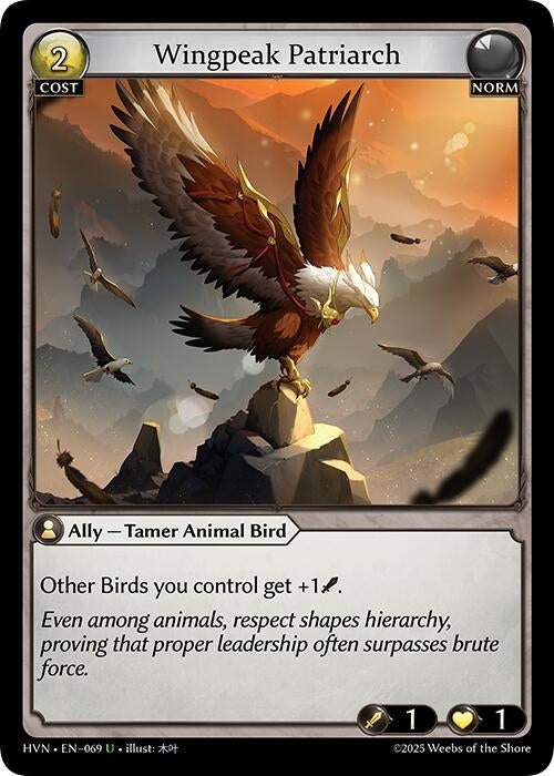 Image for Wingpeak Patriarch (069) (Abyssal Heaven) - Grand Archive TCG