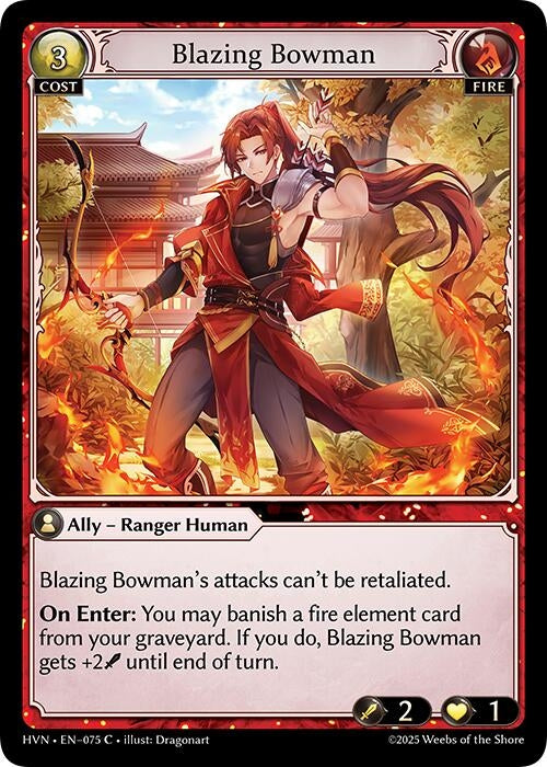 Image for Blazing Bowman (075) (Abyssal Heaven) - Grand Archive TCG