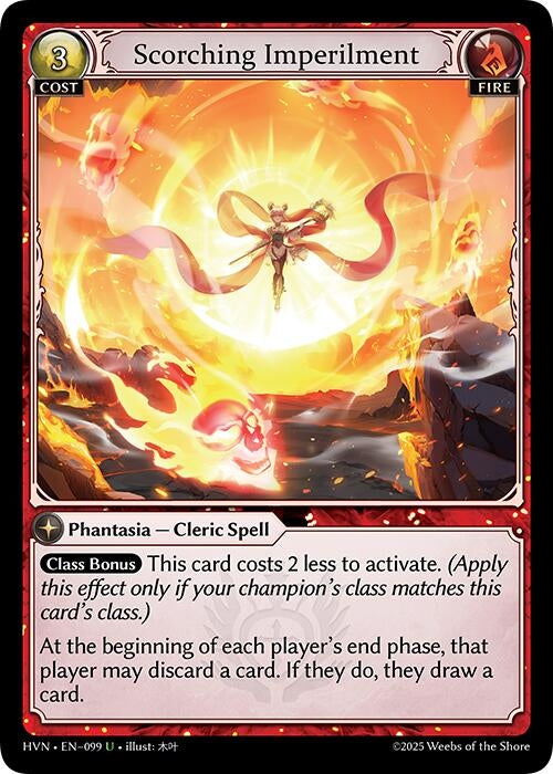 Image for Scorching Imperilment (099) (Abyssal Heaven) - Grand Archive TCG