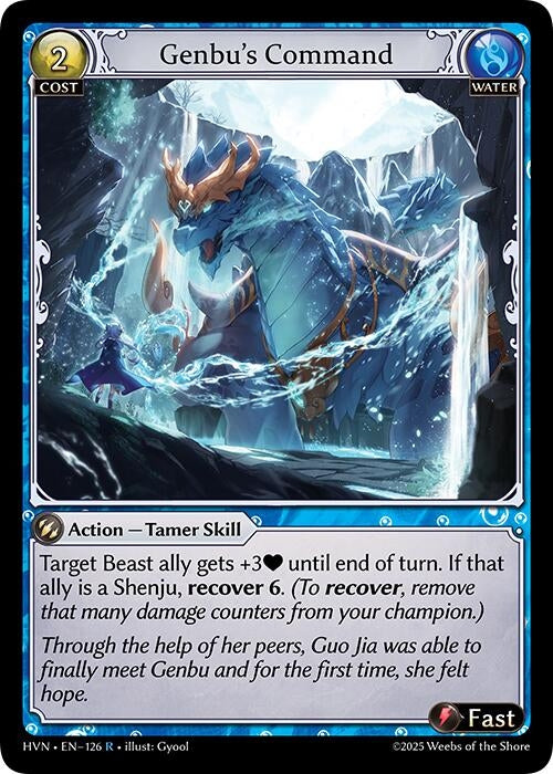 Image for Genbu's Command (126) (Abyssal Heaven) - Grand Archive TCG