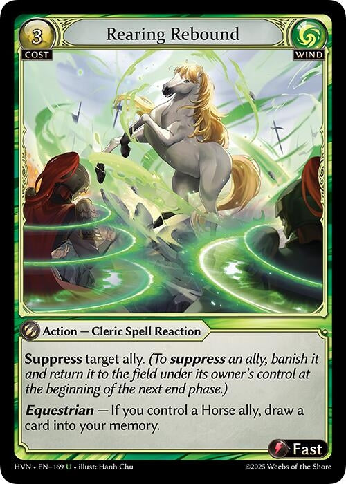 Image for Rearing Rebound (169) (Abyssal Heaven) - Grand Archive TCG
