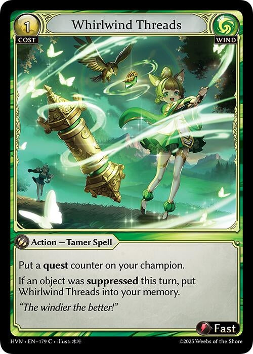 Image for Whirlwind Threads (179) (Abyssal Heaven) - Grand Archive TCG