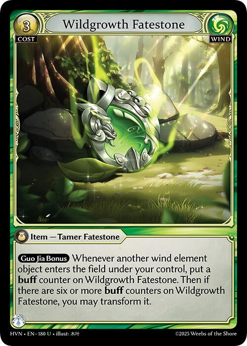 Image for Wildgrowth Fatestone // Elder Mandrill (180) (Abyssal Heaven) - Grand Archive TCG