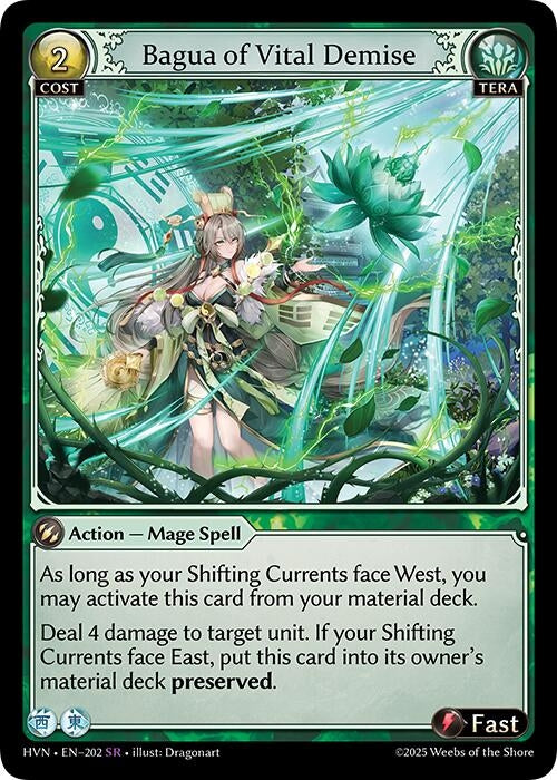 Image for Bagua of Vital Demise (202) (Abyssal Heaven) - Grand Archive TCG