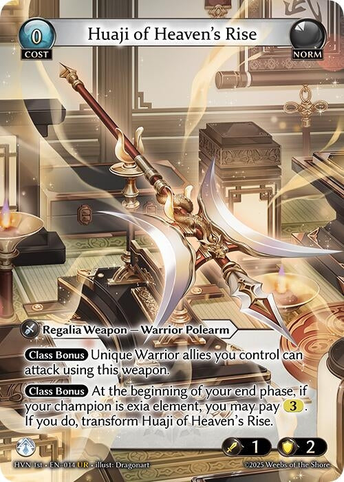 Image for Huaji of Heaven's Rise // Huaji of Abyssal Fall (014) (Abyssal Heaven) - Grand Archive TCG