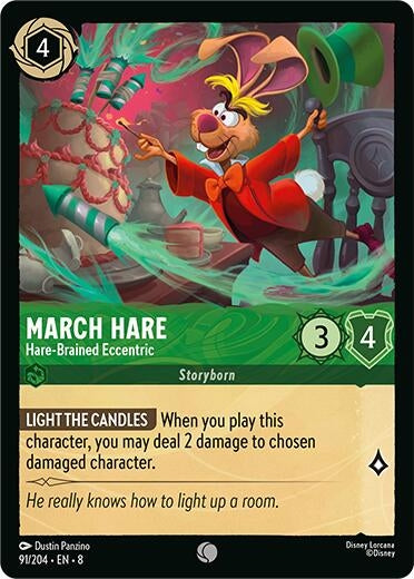 Image for March Hare - Hare-Brained Eccentric (91/204) (Reign of Jafar) - Disney Lorcana