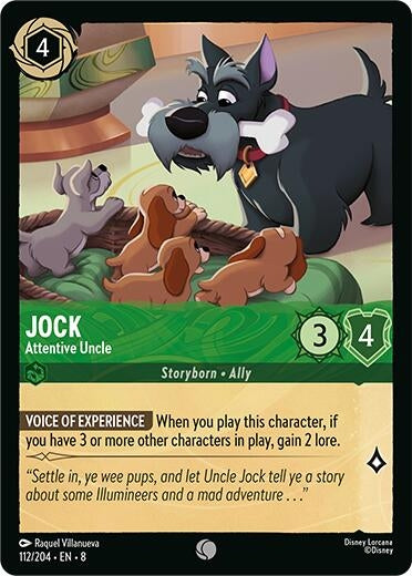 Image for Jock - Attentive Uncle (112/204) (Reign of Jafar) - Disney Lorcana