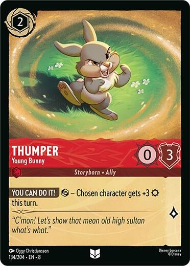 Image for Thumper - Young Bunny (134/204) (Reign of Jafar) - Disney Lorcana