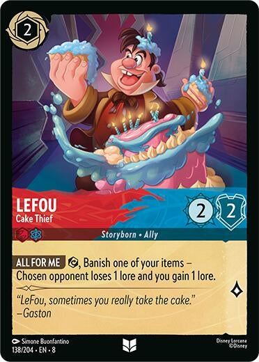 Image for LeFou - Cake Thief (138/204) (Reign of Jafar) - Disney Lorcana