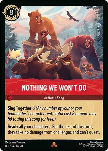 Image for Nothing We Won't Do (147/204) (Reign of Jafar) - Disney Lorcana