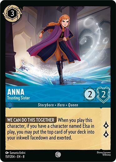 Image for Anna - Trusting Sister (157/204) (Reign of Jafar) - Disney Lorcana