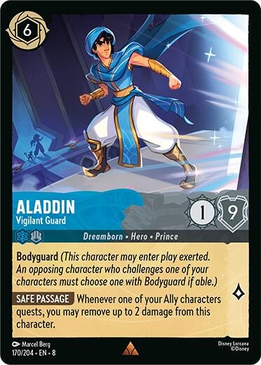 Image for Aladdin - Vigilant Guard (170/204) (Reign of Jafar) - Disney Lorcana