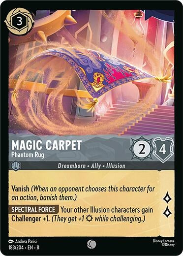 Image for Magic Carpet - Phantom Rug (183/204) (Reign of Jafar) - Disney Lorcana