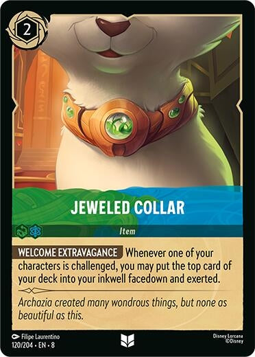 Image for Jeweled Collar (120/204) (Reign of Jafar) - Disney Lorcana