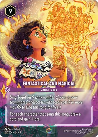 Image for Fantastical and Magical (Enchanted) (212/204) (Reign of Jafar) - Disney Lorcana