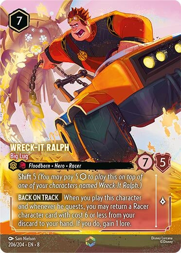Image for Wreck-It Ralph - Big Lug (Enchanted) (206/204) (Reign of Jafar) - Disney Lorcana