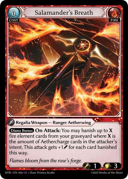 Image for Salamander's Breath (026) (Distorted Reflections) - Grand Archive TCG