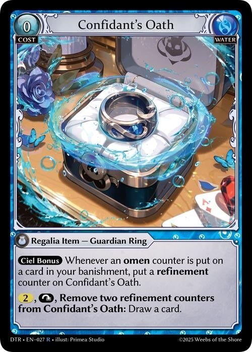 Image for Confidant's Oath (027) (Distorted Reflections) - Grand Archive TCG