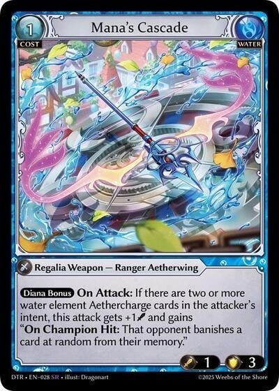 Image for Mana's Cascade (028) (Distorted Reflections) - Grand Archive TCG