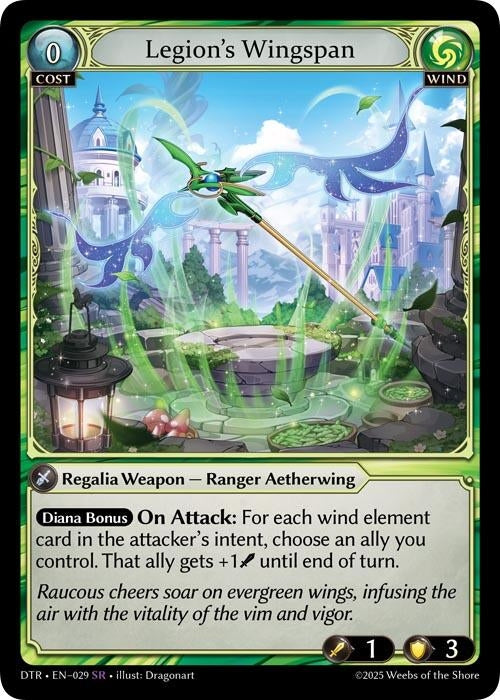 Image for Legion's Wingspan (029) (Distorted Reflections) - Grand Archive TCG