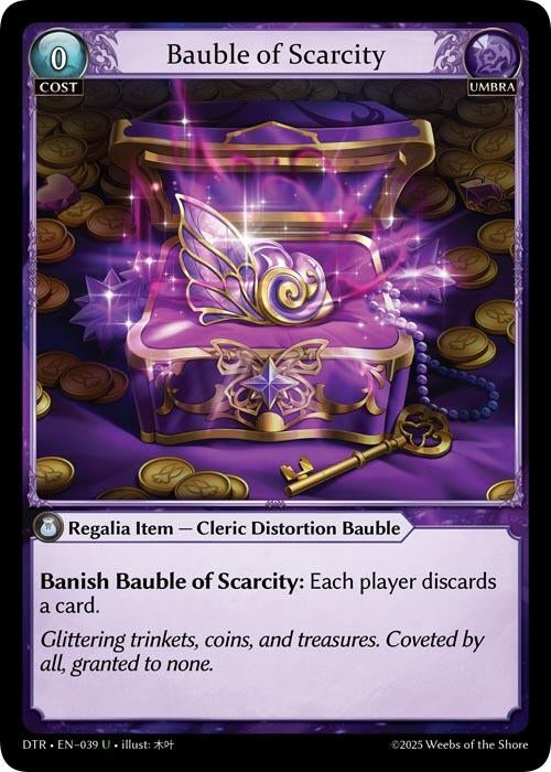 Image for Bauble of Scarcity (039) (Distorted Reflections) - Grand Archive TCG
