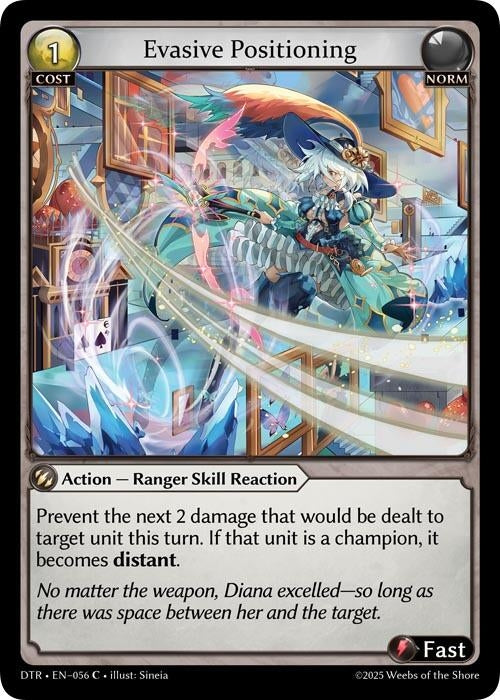 Image for Evasive Positioning (056) (Distorted Reflections) - Grand Archive TCG