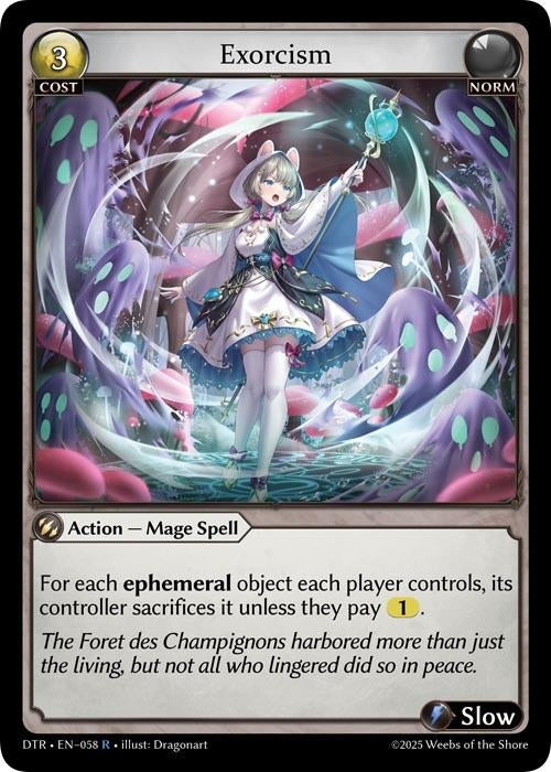Image for Exorcism (058) (Distorted Reflections) - Grand Archive TCG