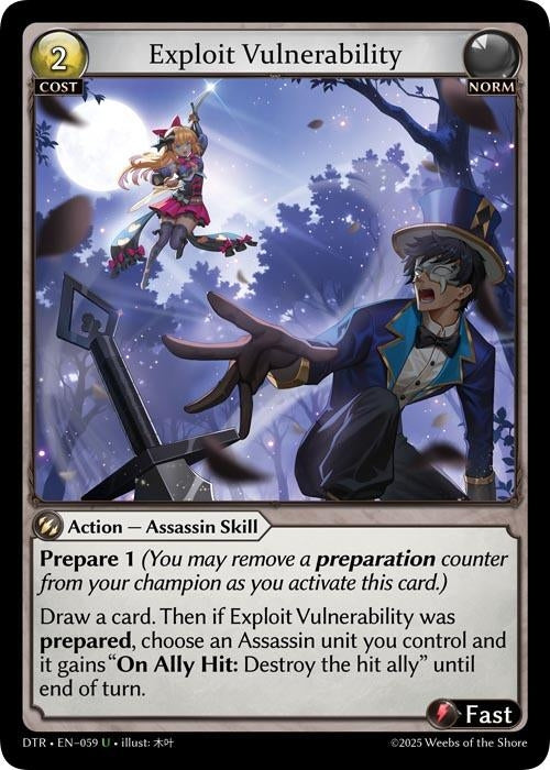 Image for Exploit Vulnerability (059) (Distorted Reflections) - Grand Archive TCG