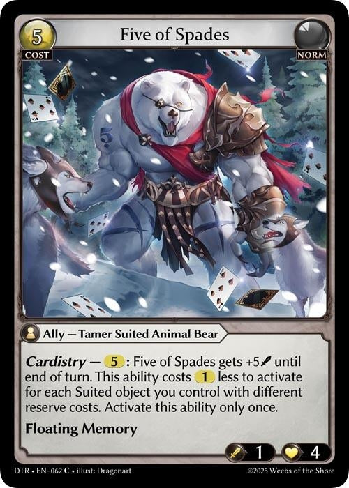 Image for Five of Spades (062) (Distorted Reflections) - Grand Archive TCG