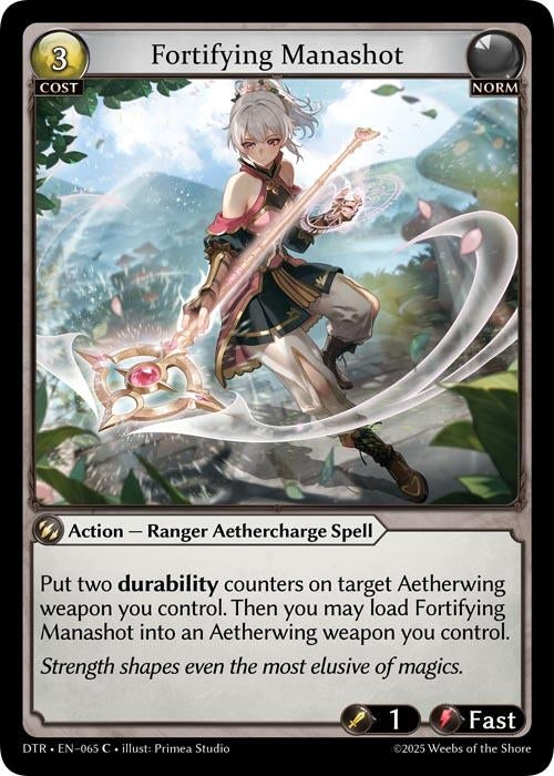 Image for Fortifying Manashot (065) (Distorted Reflections) - Grand Archive TCG