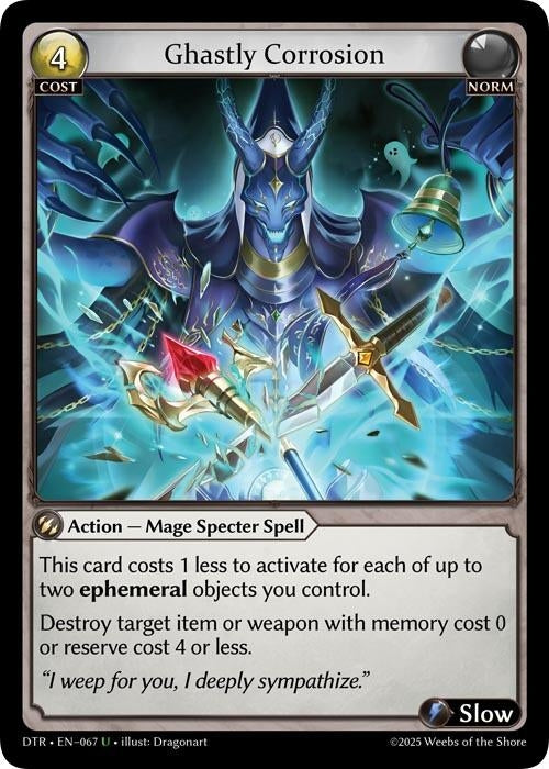 Image for Ghastly Corrosion (067) (Distorted Reflections) - Grand Archive TCG