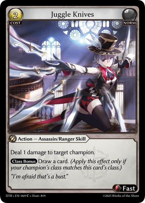 Image for Juggle Knives (069) (Distorted Reflections) - Grand Archive TCG