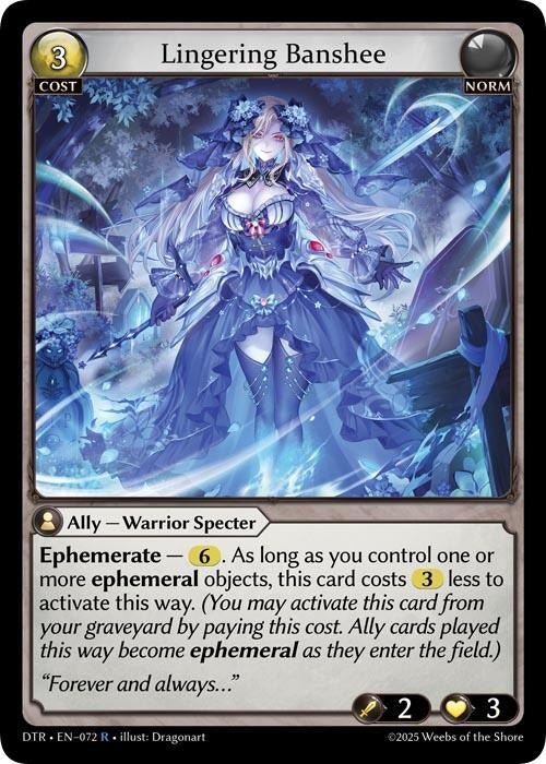 Image for Lingering Banshee (072) (Distorted Reflections) - Grand Archive TCG