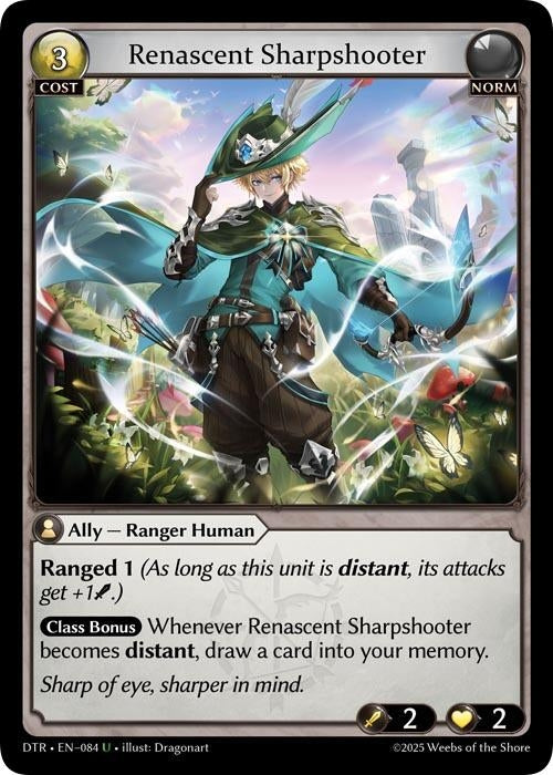 Image for Renascent Sharpshooter (084) (Distorted Reflections) - Grand Archive TCG